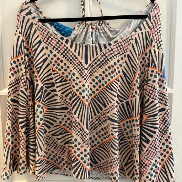 Mara Hoffman Peacock Print Halter Coverup dress - Picture 5 of 5